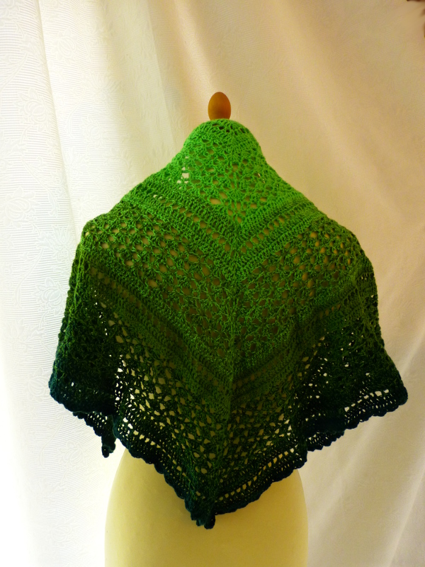 Grüner Schal